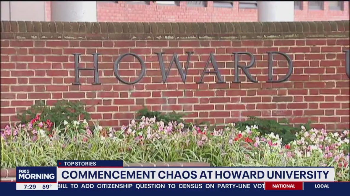 Howard University nursing graduation ceremony cut short after auditorium reaches maximum capacity